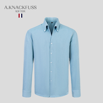 AKNACKFUSS light luxury Tide brand shirt men 2021 new fashion slim slim business handsome casual inch shirt