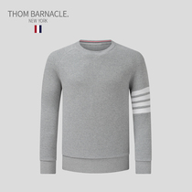 THOM BARNACLE official T-shirt mens fashion brand TB light luxury waffle stripes couples sweater women
