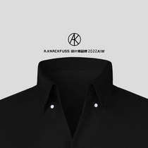 A KNACKFUSS official 2022 new spring mens fashion trends V collar handsome for a long sleeve shirt
