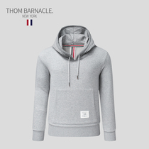 THOM BARNACLE official direct-sale HOODIE mens gray national tide TB light luxury loose casual sportswear