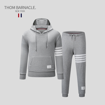 THOM BARNACLE official sweater set men tb fashion Cotton Fashion hooded sportswear