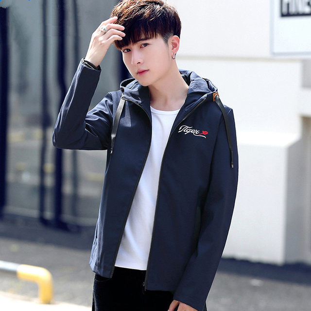 Spring and Autumn Jackets Men's 2024 New Student Korean Slim Jackets Men's Trendy Handsome Tops Casual Clothing