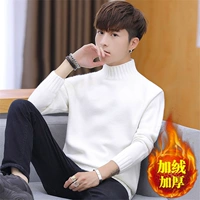 Флисовый, белый, высокий воротник