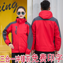 Custom clothes for men and women plus velvet thickened cotton-padded overalls winter coat printing LOGO