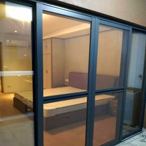 Customized balcony sanddoor mosquito-proof yarn door household push-pull aluminum alloy folding door anti-theft steel steel