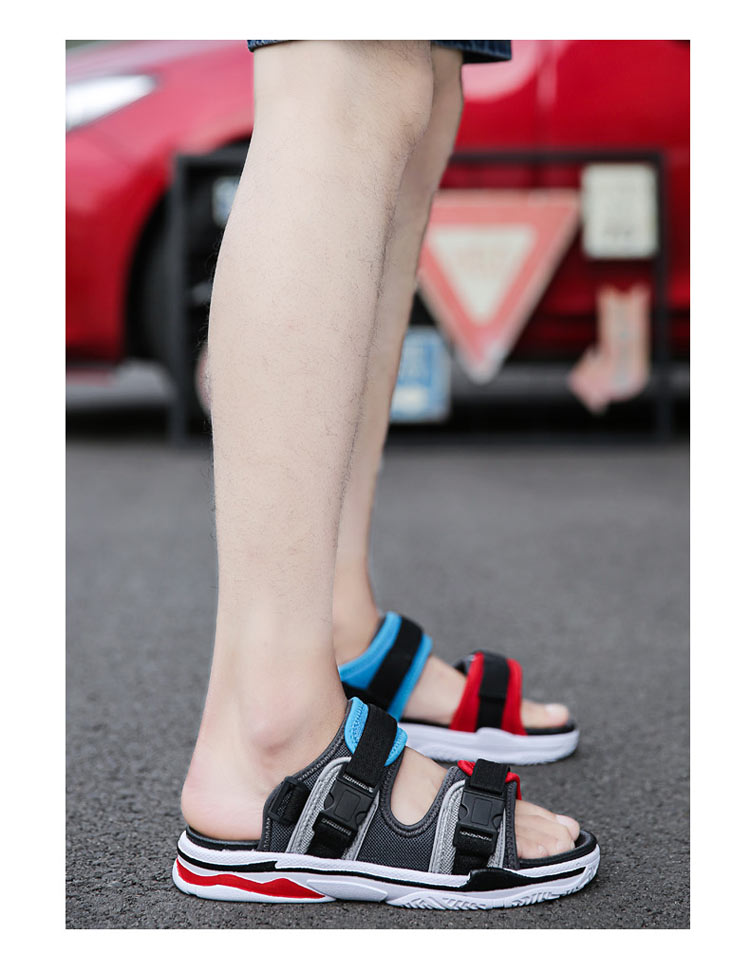 Mùa hè 2018 mới sandal nam giày đi biển cá tính giản dị kéo phiên bản Hàn Quốc của xu hướng dép ngoài trời và dép đi trong nhà giày đẹp nam
