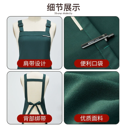 Модный фартук для работы, делается под заказ, с печатью вашего логотипа, контроль жирного блеска