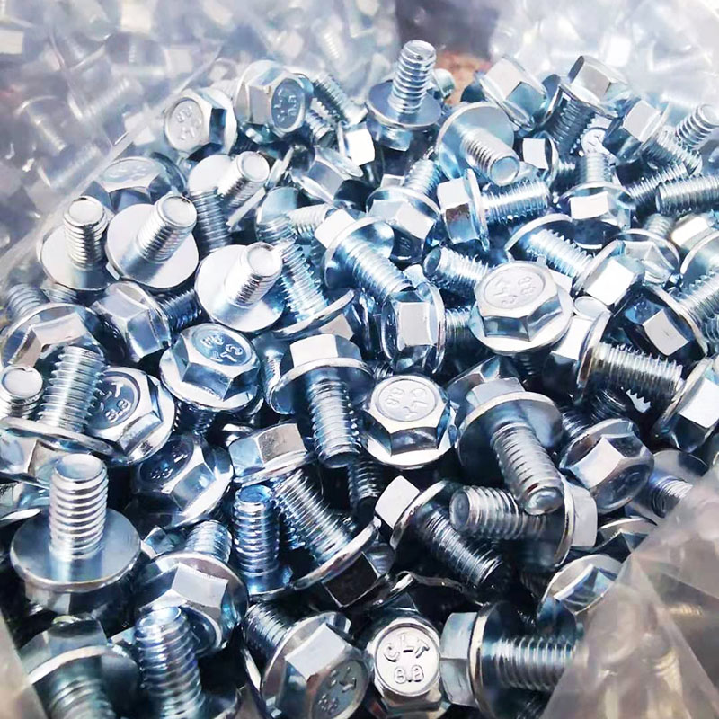 Flange screws M6*10 gasoline generator accessories 3-6 5KW hand start plate pull plate hexagon flange face bolts