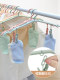 Travel Folding Clothes Hanger, Thickened Portable Organizer for Hotel Use, Windproof Clothes Drying Rack, Pants Rack with Clips