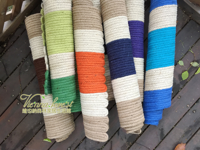 Pick up the cabbage Qingkura Ikea Wind and European and American Pop Welcome Ground Mat American Countryside Jute Weave Into the door mat Rubbing Grey Mat