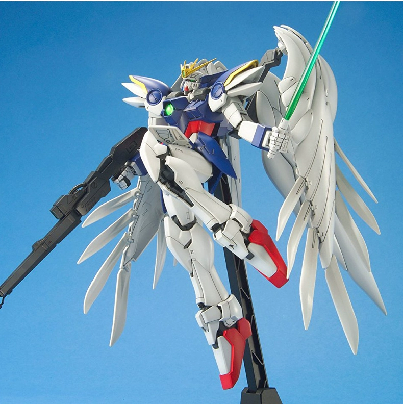 "Đồ chơi tình yêu" Bandai Gundam W Endless Waltz EW Model MG1 / 100 Flying Wing Zero Thay đổi rụng tóc ZERO - Gundam / Mech Model / Robot / Transformers