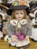 Orphan Antique Doll Ceramic Doll 48cm Orphan