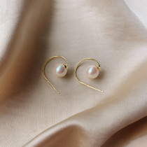 s925 Pure Silver Superior Feel Earrings Woman 2021 New Temperament Small Crowdsourced Yoonnet Red Korea Fashion 100 Hitch Personality