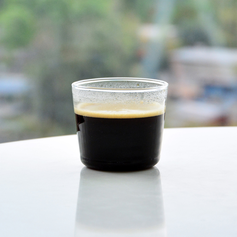 Thin Coffee Cup, High Borosilicate Glass Cup, Espresso Affogato Dessert Cup, Freezer-Safe Dirty Cup, Small Cup