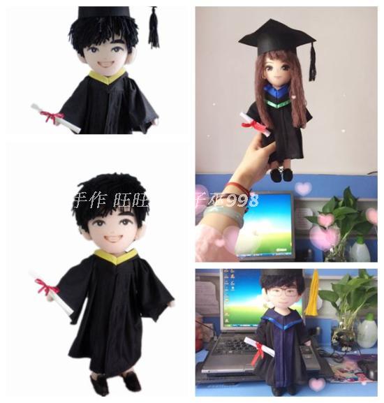 Photo Customize Live Dolls / Unique Graduation Gifts Bachelor's Dolls