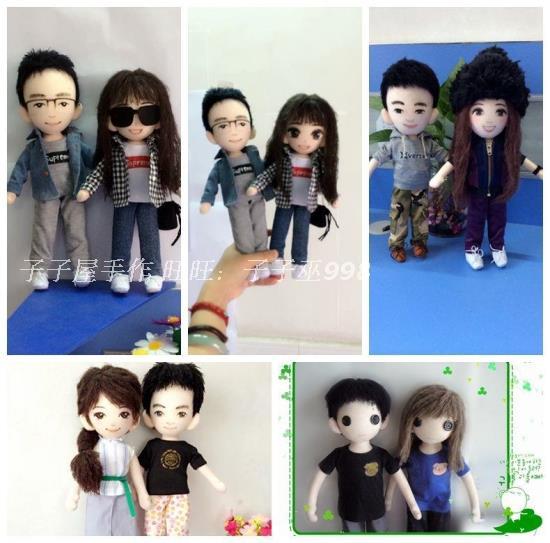 Photo Customize Live Puppets to make birthday gifts new and unique gifts Customized doll clothes