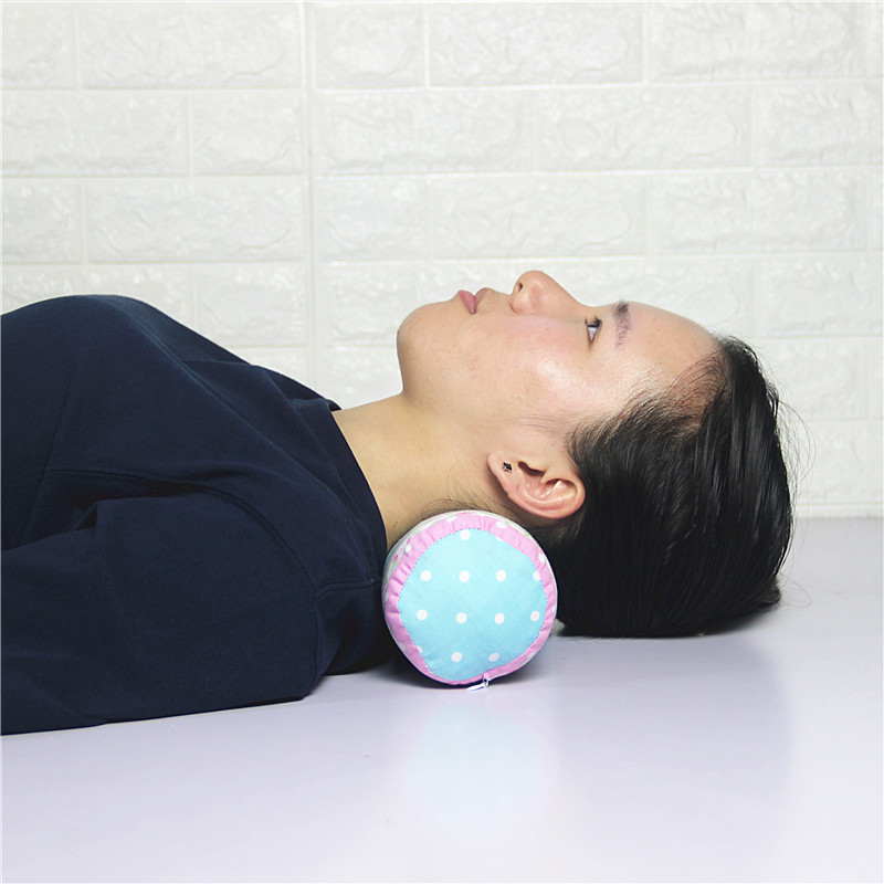 Gối kẹo nhỏ hình trụ dài gối bé ngủ gối cổ gối đệm tròn gối có lõi rời gối tựa lưng cao cấp