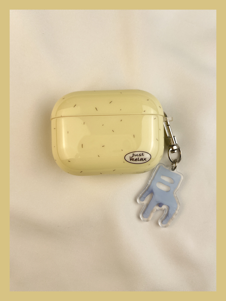 Custodia protettiva per cuffie wireless Bluetooth AIPods2 con inchiostro giallo latte e nicchia in stile Ins Airpod 3 1° 3°_voghion.com
