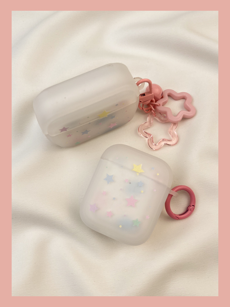 Ins Girl Heart Bunte Stern Schutzhülle 3 Geeignet für Airpods Kopfhörerhülle Zweite Drahtlose Bluetooth 1 Dritte S2_voghion.com