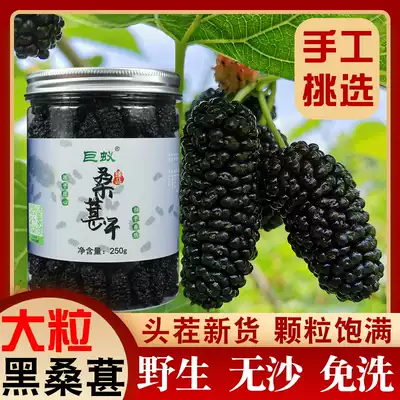 Mulberry dried water tea 500g Mulberry dried Chinese medicine Mulberry dried Black Mulberry Non-flagship store Premium mulberry fruit