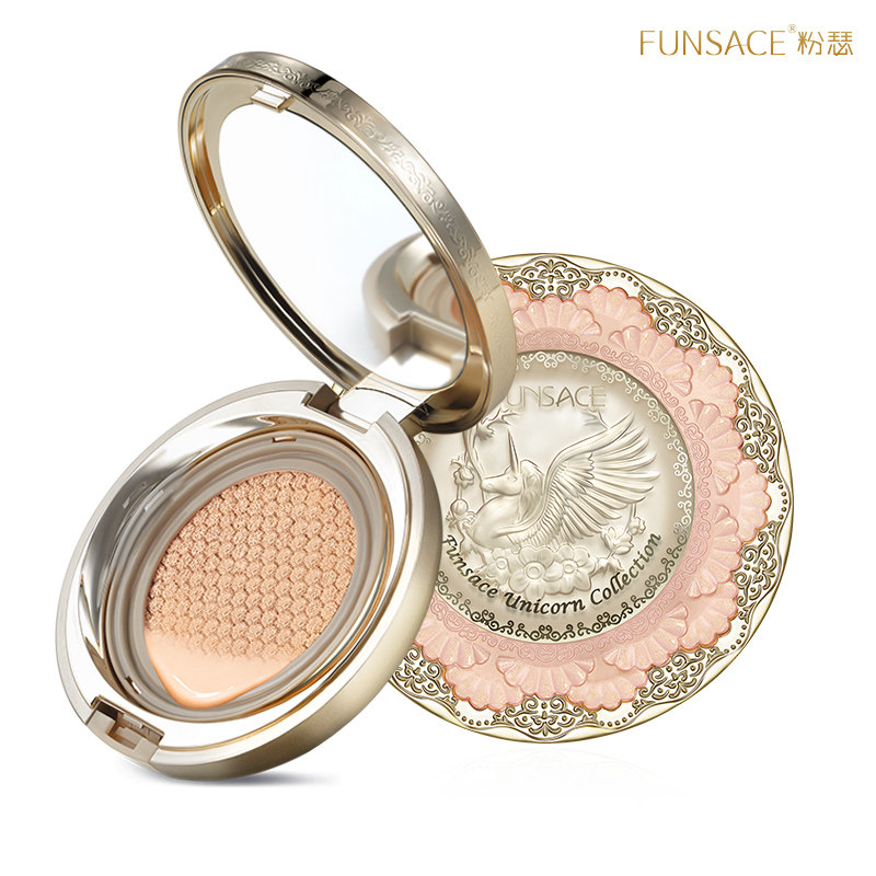 Pink Air Cushion CC Cream Persistent Isolation Flawless Powder Bottom BB Cream Pregnant pregnant woman Children's clothes Naked Makeup Lazy people with replacement dress 