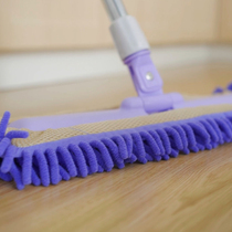 Chenille large straight Bar Flat mop galvanized steel pipe super absorbent wood floor tiles 45*13cm large board