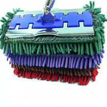 Chenille stainless steel plywood mop clip towel mop wooden floor mop