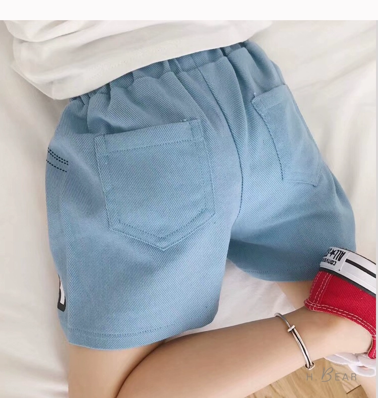 Quần short nam Ultraman cotton lỏng phần mỏng mùa hè mặc cá tính trứng muối siêu nhân nước ngoài mềm cao bồi - Quần jean