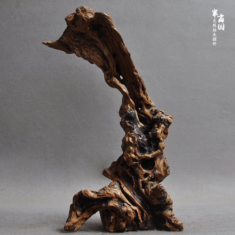 Natural hardwood integral with the shape of the picturesque micro-landscape and matching case table swing pieces indoor soft decorations