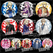 FATE Series Barwoo Saber King Saba Medusa Gold sparkle Gawain anime badge badge M