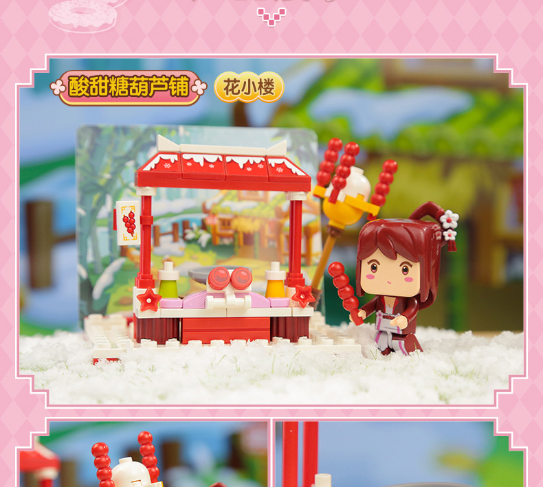 迷你世界盲盒手办元气美味人公仔摆件花小楼皮肤激活卡码樂高玩具