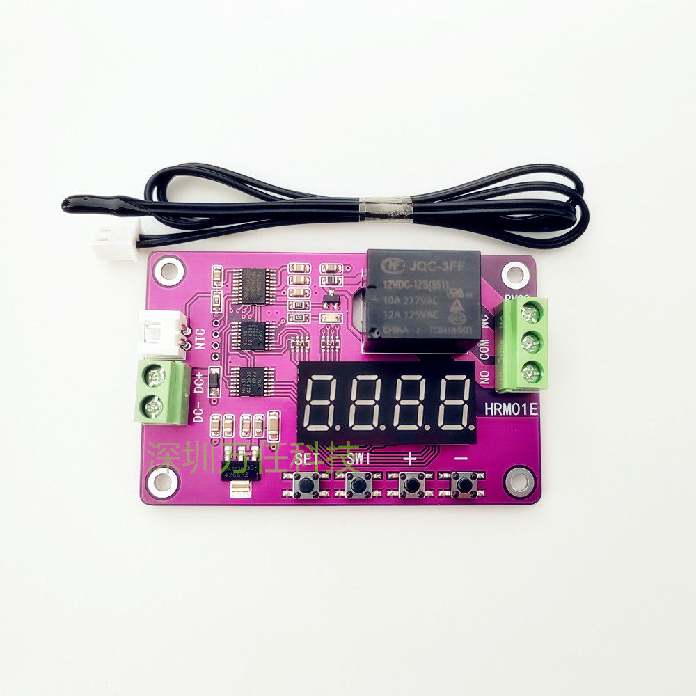 Digital display thermostat temperature control switch high precision measurement thermistor relay control module
