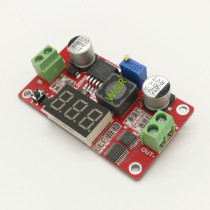 DC-DC power module LM2596 voltage regulator module output voltage adjustable with voltmeter display