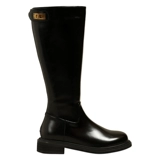 HFRESH Новые кожаные рыцарские сапоги высокие ботинки зимой, но длинные модные ботинки высотой высотой