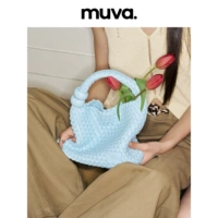 Маленькая тканая сумка MUVA от Сюй Лу, маленькая праздничная сумка ручной работы, расшитая бисером, летняя сумка 2025 года, новый стиль