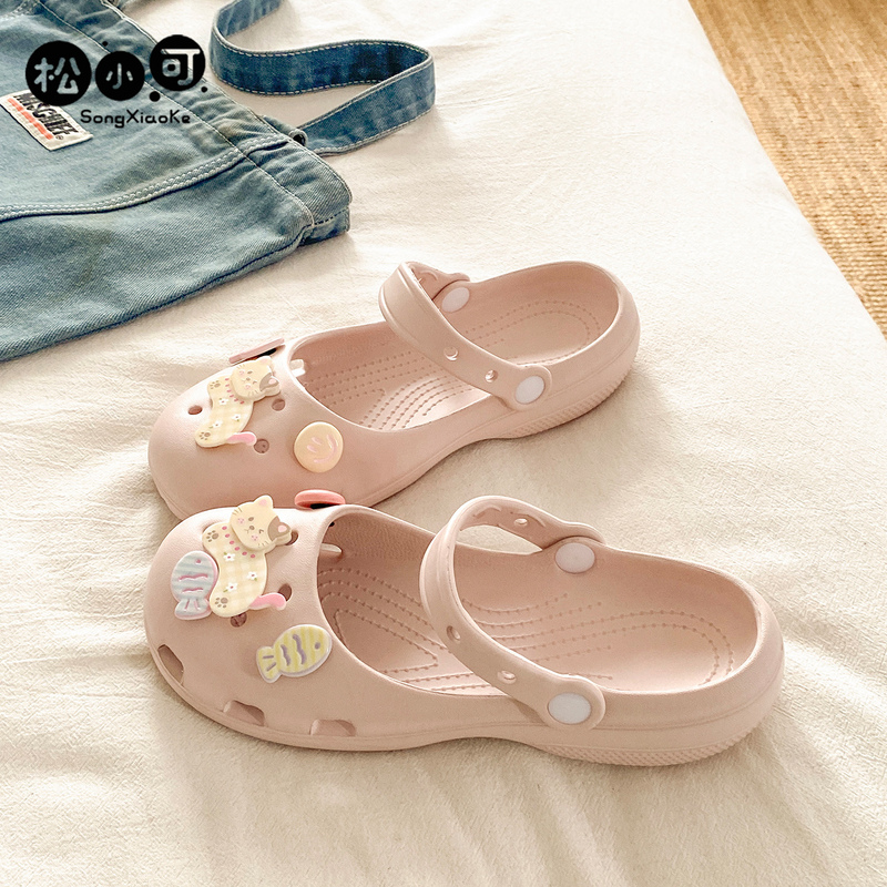 Songxiaoke Cute Age-Reducing Ballet Mary Jane Travel Beach Height-Increasing Summer Clogs for Women 2026 New Model Songxiaoke Cute Age-Reducing Ballet Mary Jane Travel Beach Height-Increasing Summer Clogs for Women 2026 New Model