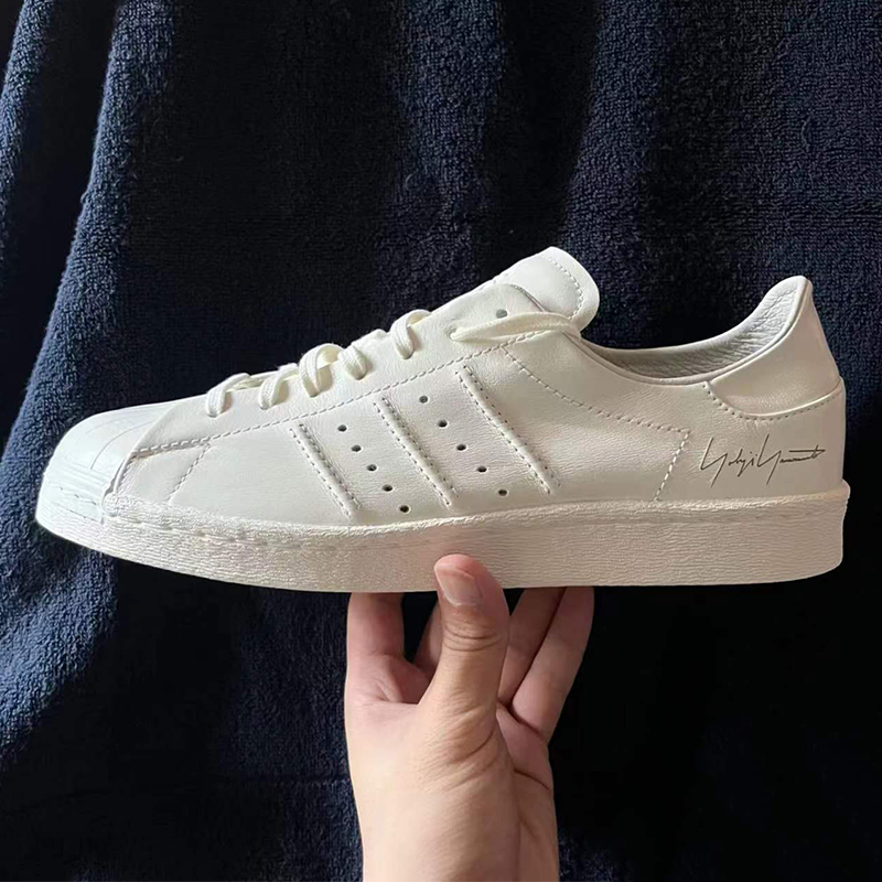 Four-Season White Shoes for Men, Genuine Leather, Flat-Soled, Trendy, Versatile, Suit Casual Shoes, Sneakers, Y3Roowlv Signature Men's Shoes