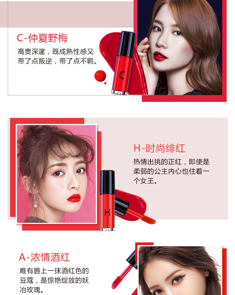 Sứ trang điểm Lip Gloss 10 Mini Trang điểm cho người mới bắt đầu Bộ dưỡng ẩm Giữ ẩm lâu dài Mẫu hộp quà tặng Son môi - Bộ trang điểm dpc pink aura cushion