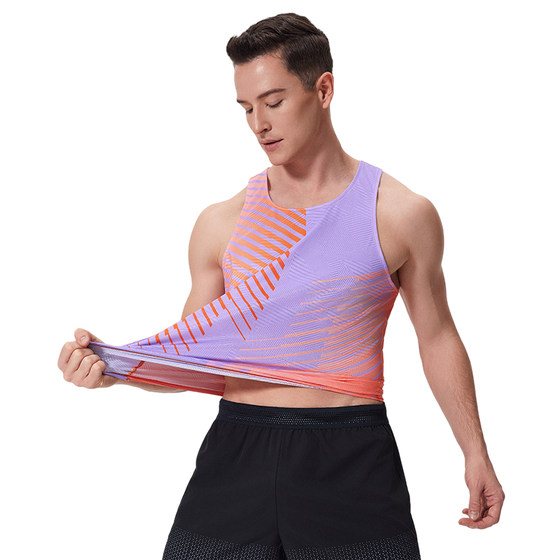 路伊梵马拉松运动背心男款夏季速干透气跑步健身休闲篮球训练服女