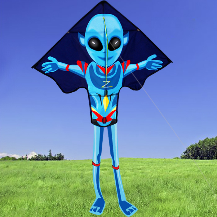 Weifang Kite Alien Kite New Adult Children Cartoon Kite Kite Wire Wheel Breeze easy to fly