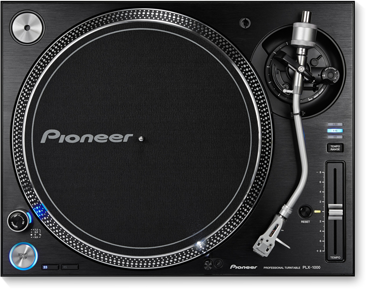 The Line Pioneer PIONEER PLX-1000 Black Gel Record Machine One Year Warranty Spot