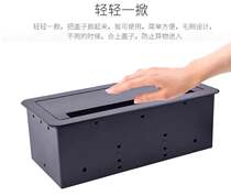 Multimedia table HDMI HD audio Lotus Cannon silver gold black desktop socket pop-up table