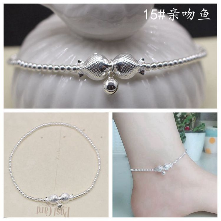 Chaine de cheville Femme      en Argenterie - Ref 3104599 Image 21