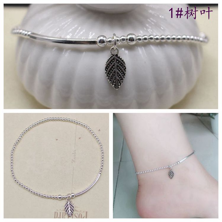 Chaine de cheville Femme      en Argenterie - Ref 3104599 Image 7