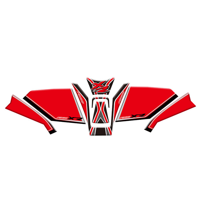 Suitable for BMWBMWF900XR retrofit 3D new tank sticker fish bone patch oil case lid anti-bumper bar flower