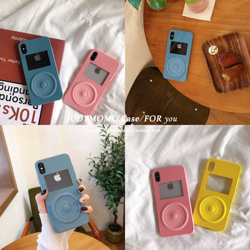 củ phát wifi 4 râu Máy nghe nhạc cá tính màu táo x vỏ điện thoại di động iphone7plus / xs / max / xr vỏ mềm 8p / 6 đôi nữ - Trình phát TV thông minh