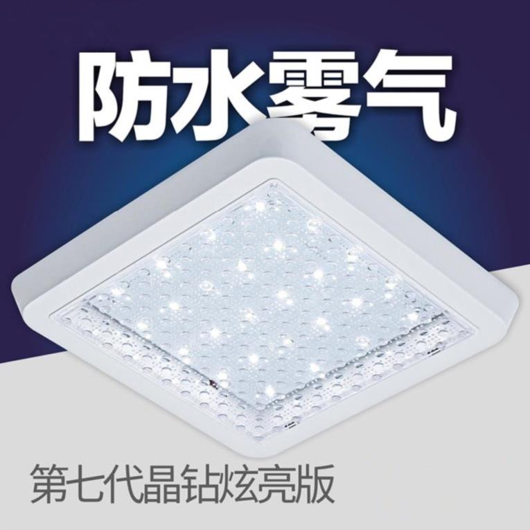 Toilet Kitchen Lamp Ceiling Lamp Home Family Powder Room Bathroom Square Lamp Lighting Corridor Waterproof Fog Moisture-proof