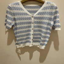 JESSIE counter 2024 spring and summer womens short-sleeved sweater AP4S04AM063-1290