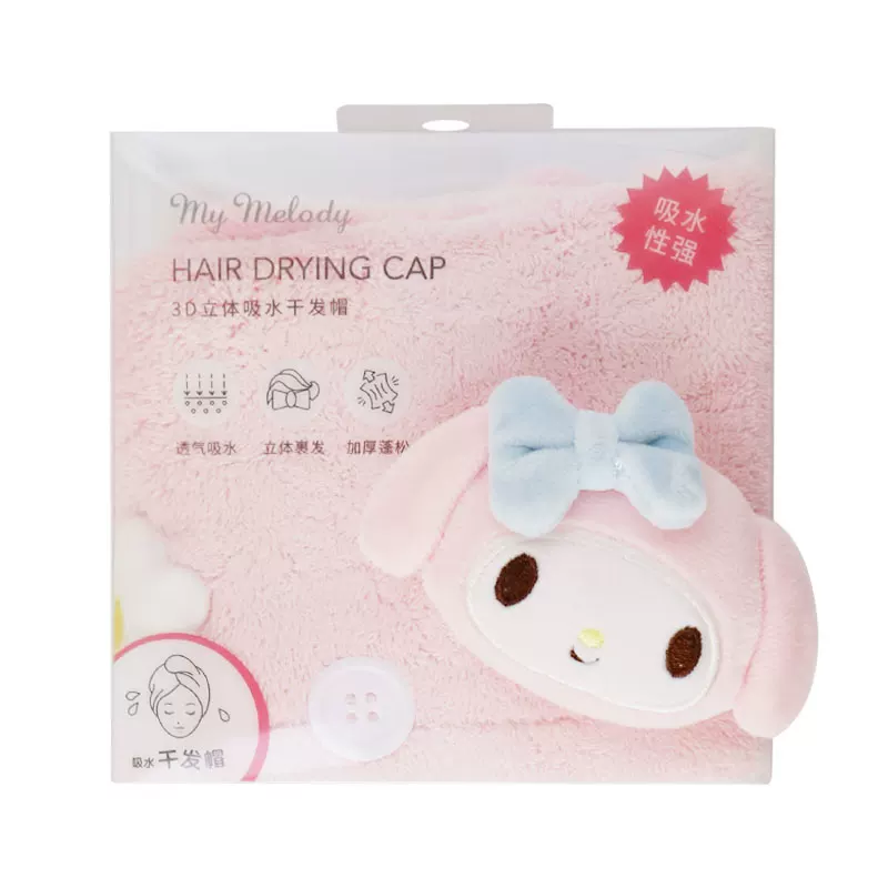 Sanrio, трехмерная быстрая сушка милый полотенце для волос, впитывающая воду, 3D
