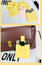 Carry-on Portable Princess Mirror Cortex Retro Carry-on student Dormitory Desktop Desktop Makeup High-definition Comb Dresser